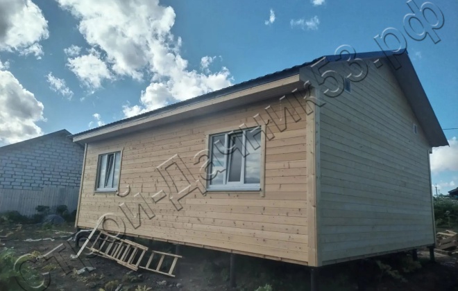 2 Каркасный дом Д-3, 10x8 9x8.5 м, 67.5 М², Тверская область, Калининский район, деревня Митяево (4)
